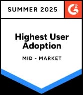 Highest User Adoption Badge